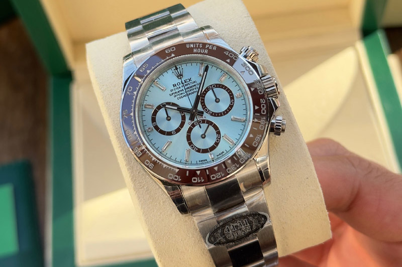 Rolex Daytona 126506 C1 1:1 Best Edition Ice Blue Dial T Diamond Marker on Bracelet DD4131