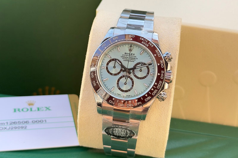 Rolex Daytona 126506 C1 1:1 Best Edition Ice Blue Dial Stick Markers on Bracelet DD4131