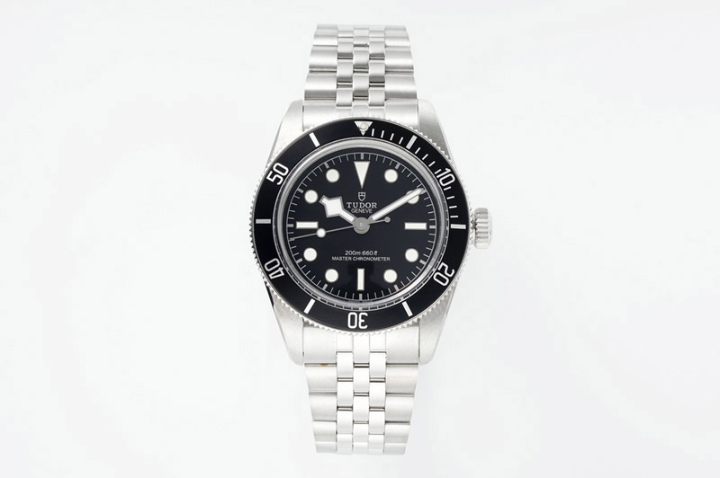 Tudor Heritage Black Bay M7941A1A0NU-0003 41mm SS ZF 1:1 Best Edition Black Dial Black Bezel on SS Bracelet A2824