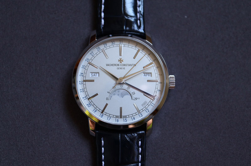 Vacheron Constantin Patrimony Traditionnelle 4010T MX 1:1 Best SS White Dial on Black Leather Strap Cal.2460