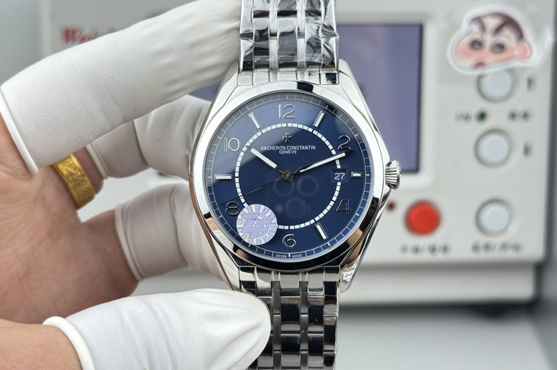 Vacheron Constantin Fiftysix SS 40mm ZF 1:1 Best Edition Blue Dial on RG Bracelet A1326