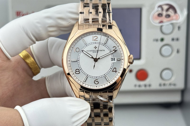 Vacheron Constantin Fiftysix RG 40mm ZF 1:1 Best Edition White Dial on RG Bracelet A1326