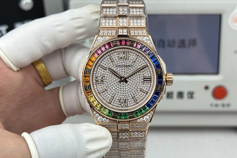 Chopard AlpineEagle 41MM RG Full Diamond on Chopard 01.01-c