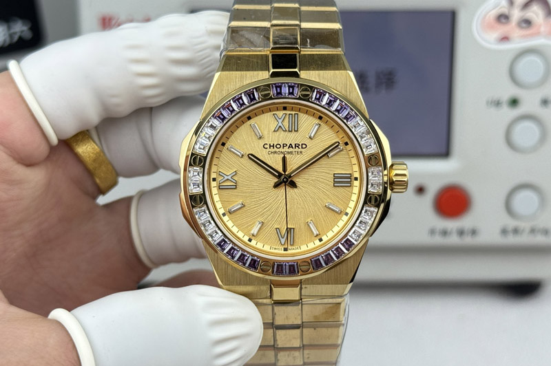 Chopard AlpineEagle 41MM YG Diamond Bezel on Chopard 01.01-c
