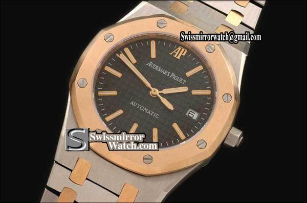 Audemars Piguet Royal Oak Jumbo 39mm TT Black Swiss Eta 2824-2 W