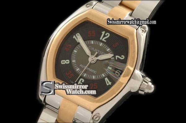 Cartier Men Roadster TT Black (Arabic) Swiss Eta 2824-2 Watches