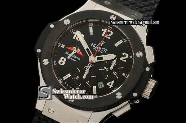 Hublot Big Bang Tulga SS CF Blk/PVD Blk Bezel A7750 Replica Watches