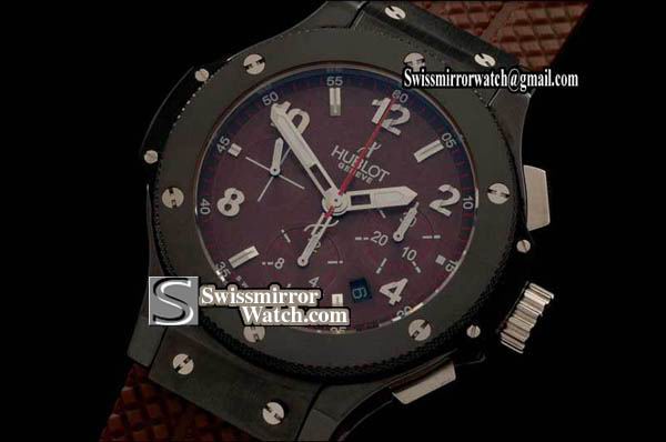 Hublot Big Bang Black Ceramic Frappagino A-7750 Replica Watches