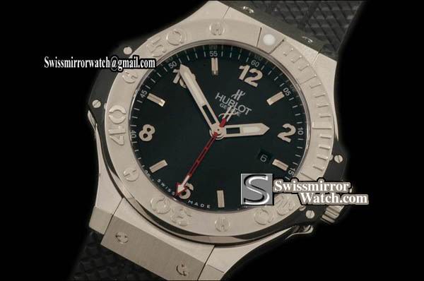 Hublot Big Bang King SS/SS Bezel SS/RU Black Asia 2892 Replica Watches