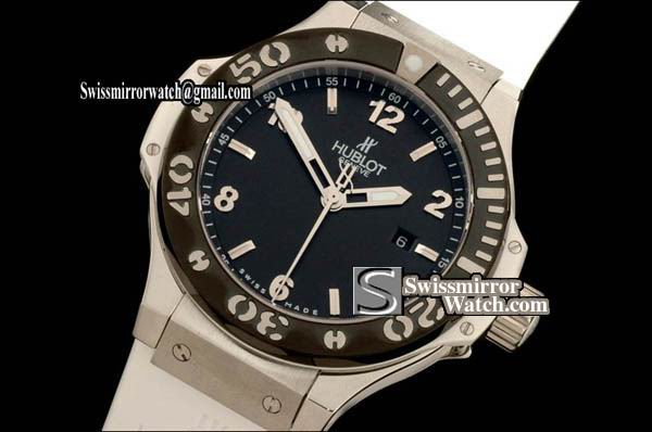 Hublot Big Bang King SS/SS Bezel SS/RU Black Asia 2892 Replica Watches