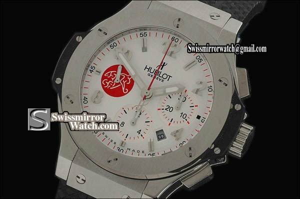 Hublot Big Bang SS White Asia 7750 28800bph Working Replica Watches