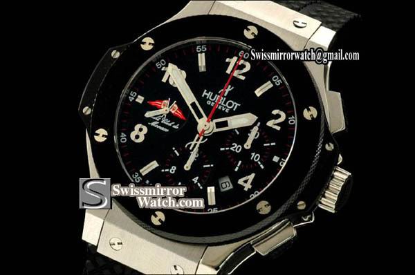 Hublot Big Bang SS TULGA Special Ed CF Black/Black Ceramic Replica Watches