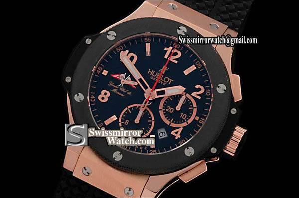 Hublot Big Bang RG TULGA Special Ed CF Black/Black Ceramic Replica Watches