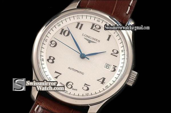 Longines Masters Collection SS White Swiss Eta 2824-2 Replica Watches
