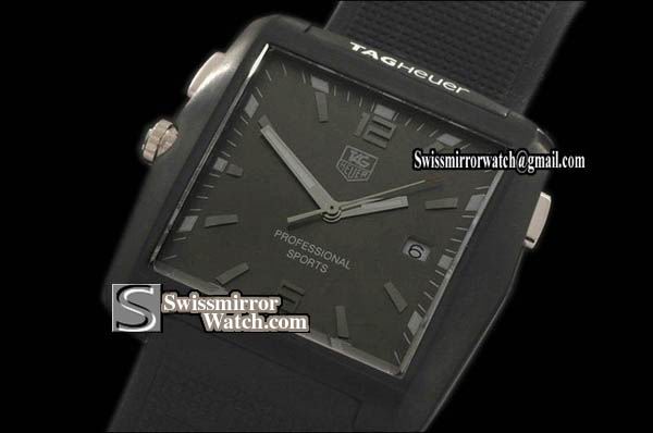 Tag Heuer V2 Tiger Woods PVD TI Golf Professional Black Swiss Quartz Replica Watches