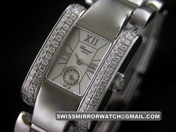 Chopard Ladies La Strada Diamond Swiss Quartz White Dial Watch