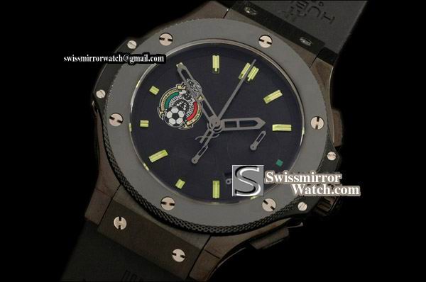 Hublot Mexico FA Limited Ed Ceramic C/F Black A-7750 Replica Watches