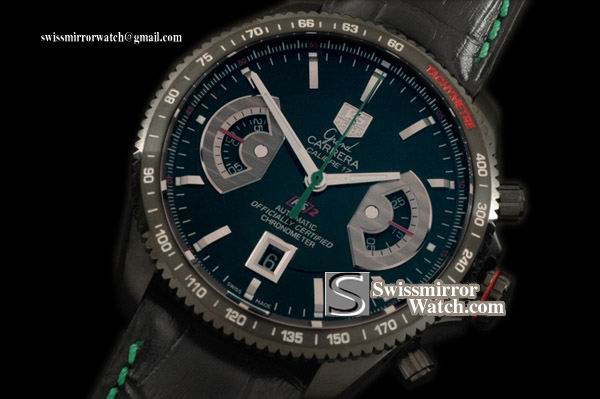 Tag Heuer Grand Carrera PVD/LE Black A 7750 Sec@3 Calibre 17 Replica Watches