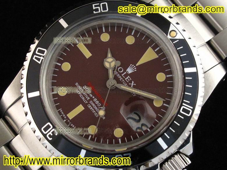 Rolex Vintage Red Submariner 1680 Tropical Dial