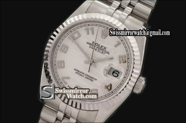 Mens Rolex Datejust SS Jubliee 2007 White Numeral Swiss Eta 2836-2 Replica Watches