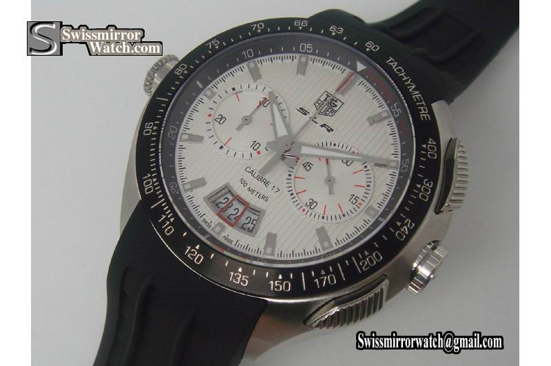 TAG HeUER 2007 SLR Chronograph SS/LE Asia 7750 Sec@3 Replica Watches