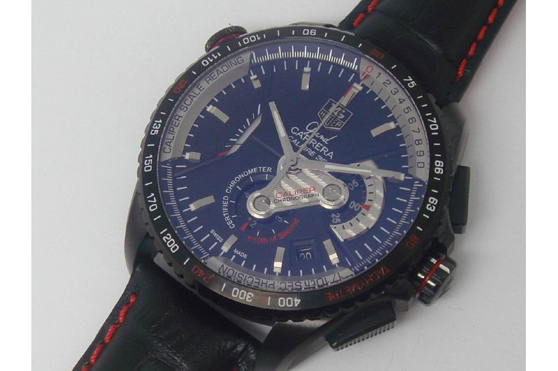 Tag Heuer Grand Carrera Calibre 36 PVD Case Replica Watches