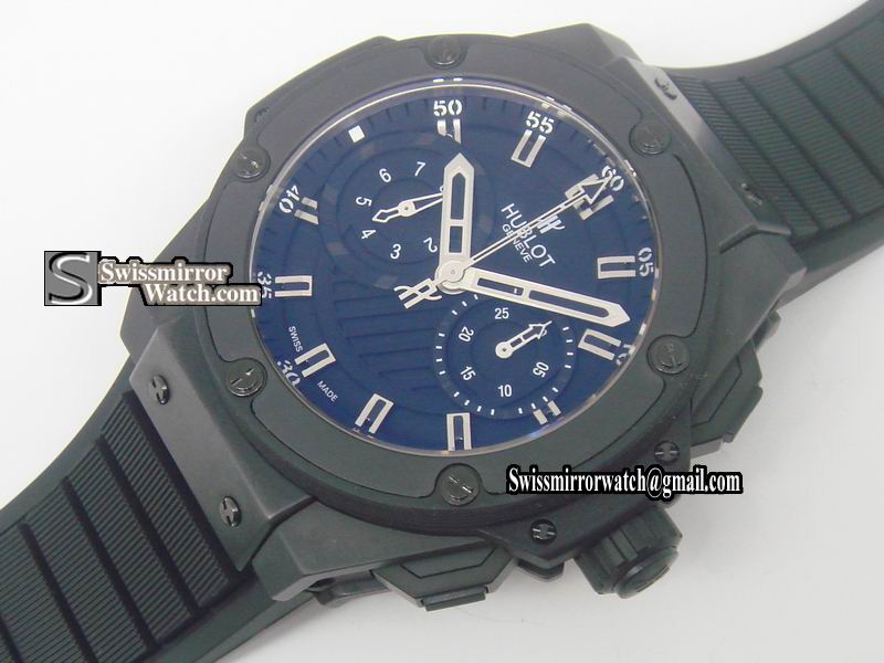 Hublot Big Bang King Power All Black Full Ceramic Asia-7750 Replica Watches