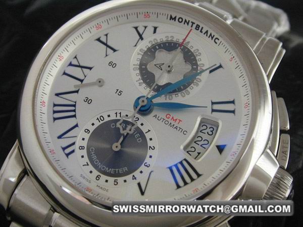 Montblanc Star Chrono GMT Automatic 1906 White Replica Watches