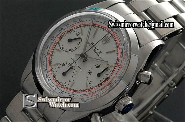 Rolex Cosmograph Daytona Chronograph SS White/Red in Asia 7750