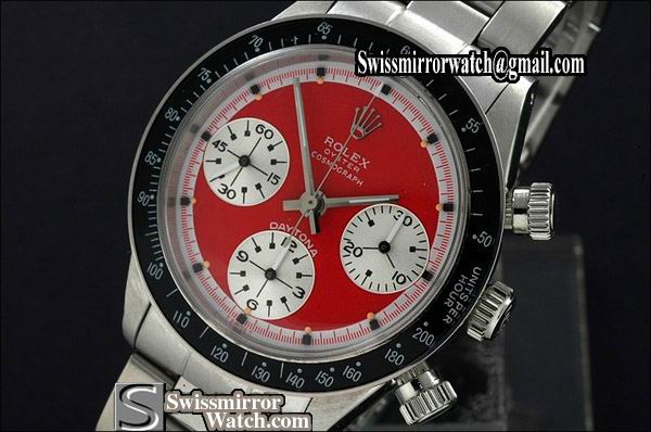 Rolex Daytona Paul Newman SS Red(White)/Black Asia 7750 Watches