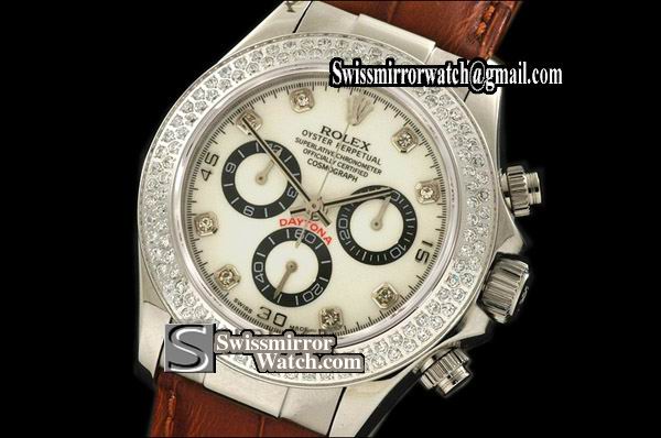 Rolex Daytona LE MOP Wht Dial Diam Markers/Bezel Watches