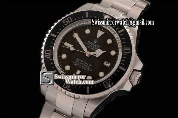 Rolex Sea-dweller Deep Sea Dweller SS Black Swiss Eta 2836-2