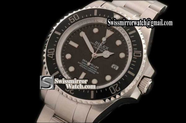 Rolex Sea-dweller Deep Sea Dweller SS Black Swiss Eta 2836-2