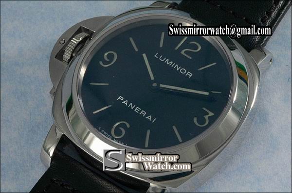 Panerai Luminor Base 44mm Pam 176 H Series Titanium Asian Unitas 6497 Replica Watches