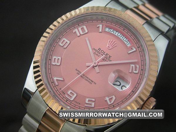 Rolex Oyster Perpetual Day-Date II 41mm Pink Watches