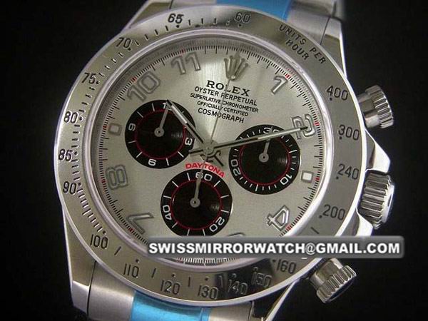 Rolex Daytona 116520 Update Asian 7750 Silver Watches