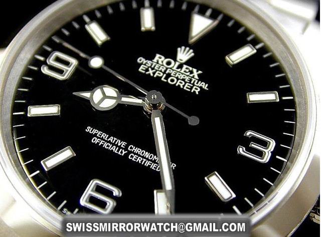 Rolex 114270 Explorer I Swiss Eta 2824 Black Watches
