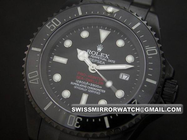 Rolex Sea-Dweller Deepsea Pro-Hunter PVD 43mm Watch