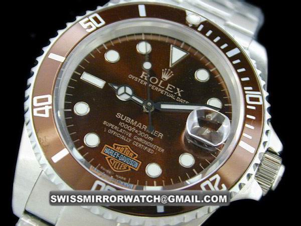 Rolex Brown 116610 Subamariner Eta 2836-2 Watches