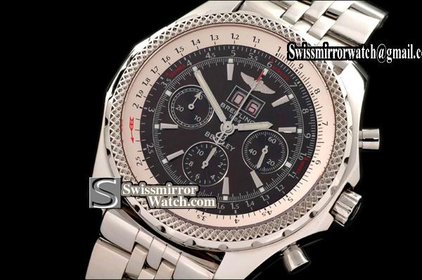 Breitling Bentley 6.75 Big Date Chrono SS Brown 48.7mm