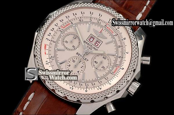 Breitling Bentley 6.75 Big Date Chrono LE White 48.7mm