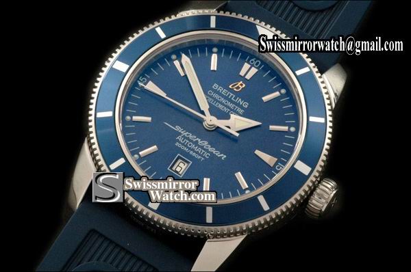 Breitling Superocean Heritage SS/RU Blue Asian Eta 2824-2