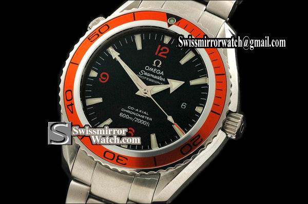 Omega Seamaster Planet Ocean 45.5mm Orange Bez Eta 2824-2 Ultimate Version Replica Watches
