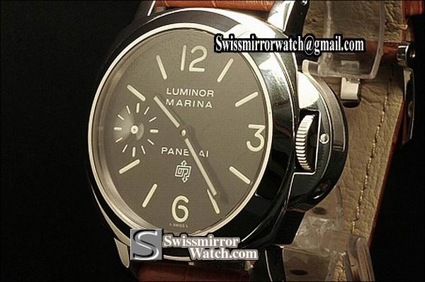 Panerai Luminor Marina 44mm Pam 005 Logo Asian Unitas 6497 Replica Watches