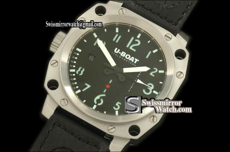 U-Boat Thousands of Feet AS SS/LE Black/Green Asia 2824-2 Replica Watches