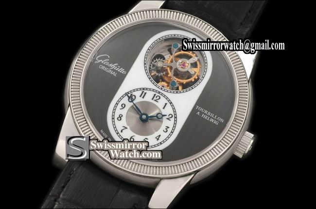 Glashutte Alfred Helwig Tourbillon 1 SS Black Real Fly