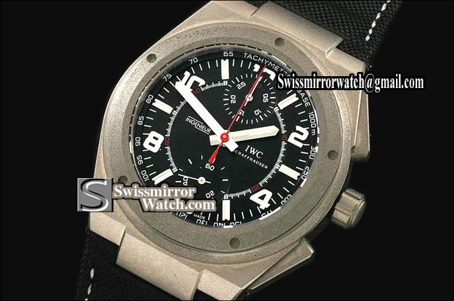 IWC Ingenuier AMG Chronograph TI/NY black Aisa 7750 28800bph Replica Watches