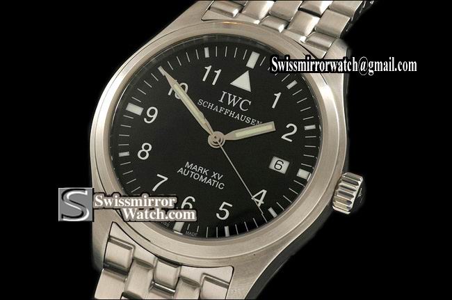 IWC Mark XV SS Black Num/Stk Dial Swiss Eta 2824-2 Replica Watches