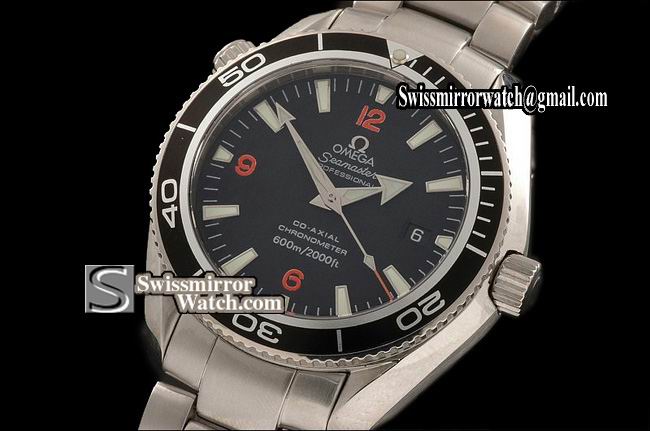 Omega Seamaster Planet Ocean 42.5mm Black Bezel Eta 2824-2 Replica Watches