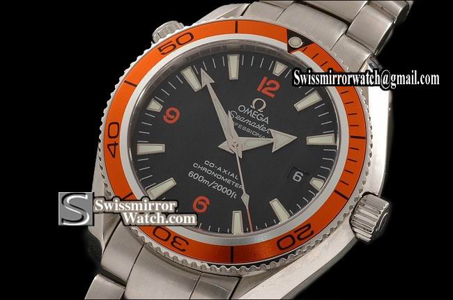 Omega Seamaster Planet Ocean 42.5mm Orange Bezel Eta 2824-2 Replica Watches